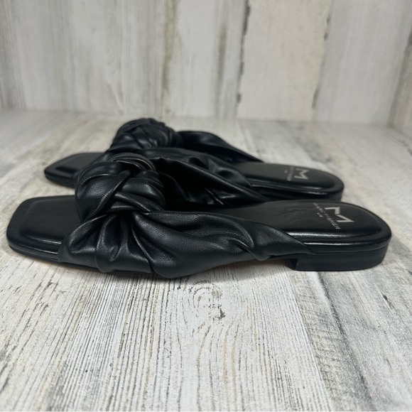 New Marc Fisher Farisa 3 Knot Square Toe Slide Sandal #639 - Picture 2 of 9